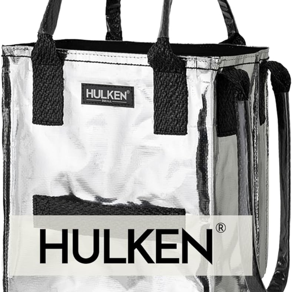 New, Small Silver Hulken Bag